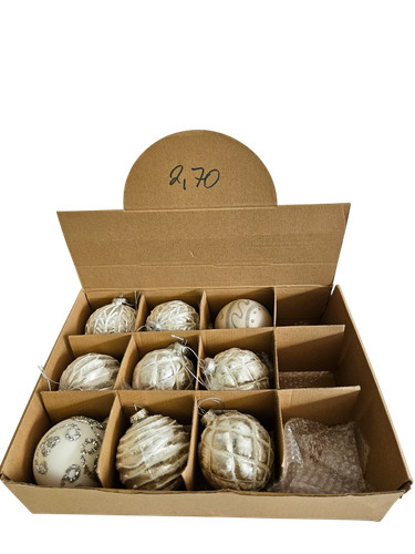 Weihnachtskugel set stück - 9,