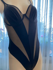 Marken Excellent Body Corsage Korsett Unterhemd Unterwäsche Gr. 75B braun