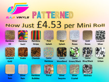 Mini-Rolle - gemustert HTV