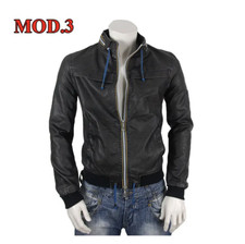 Bikerjacke Kunstleder