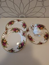 Royal Albert Teile Kaffeeservice Old Country Roses England /Reststücke als Paket