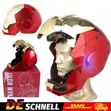 Iron Man Helm 1:1 MK5 Autoking Vollautomatisch Voicecontrol/ Fernbedienung Maske
