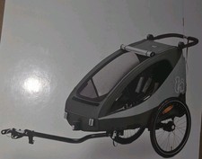 Fahrradanhänger Dryk Duo Plus Dark Green  Für 2kinder