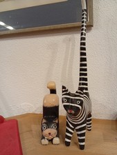 2 schöne katzen Holz