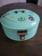 alter runder Brotkasten, Brotdose, antik, emaille, Aufbewahrung