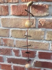 Treibholz Windspiel Mobile Muschel Holz Deko Maritim Ostsee  Muschelstrang