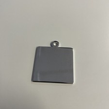 50 x Rhodium plated  Blank