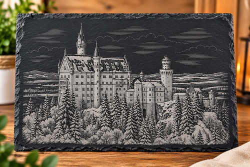 Schiefertafel schloss - schiefertafel,