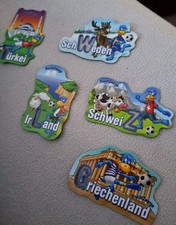 5 Länder-Magnete von