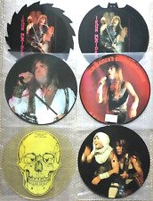 Iron Maiden - Interview Picture Vinyl Sammlung - RAR / Uncut / Shape - 6 x Vinyl
