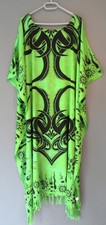 Kaftan Kleid lang Tunika GRÜN