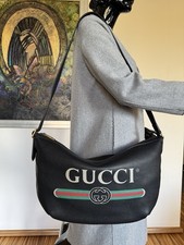 GUCCI 523586 Logo Half-Moon