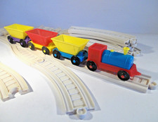 Kakuro Plastik Eisenbahn Lorenbahn Dampflok  W. Germany ca. 1960 - selten rar