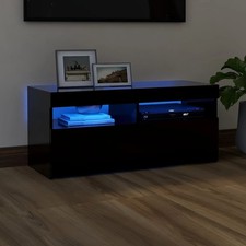 TV Schrank mit LED-Leuchten TV Lowboard Fernsehschrank TV Möbel Fernsehtisch
