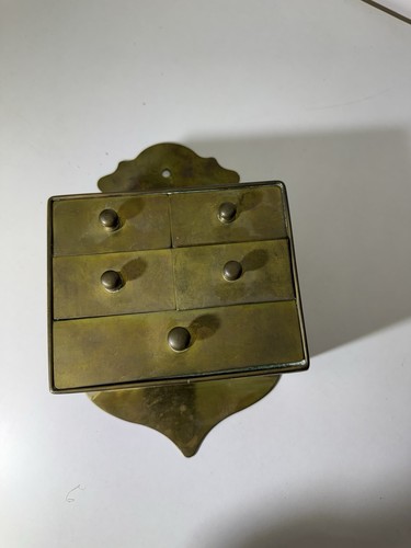 Vintage gewürzregal messing - vintage,