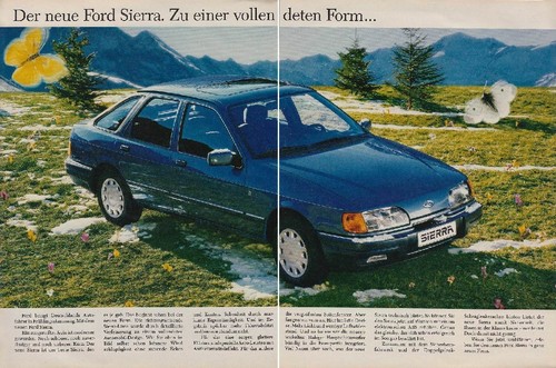 Ford sierra reklame - ford,