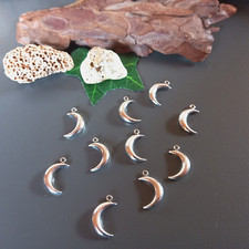 10 Mond Moon 3D Charms