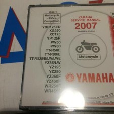 Yamaha YBR125ED XG250 XC125 PW50 80 TTR50 90 YZ250 WR Werkstatthandbuch Handbuch