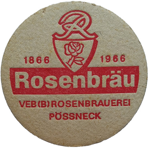 Alter ddr bierdeckel veb - bierdeckel, (b)