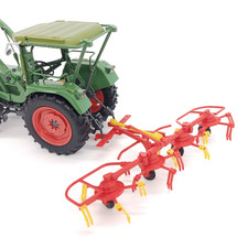 Heuwender Modell 1:32 Spur 1 Sammlermodell Agramodell Landmaschine m4modells