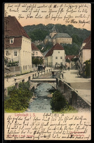 Ansichtskarte liebstadt s - ansichtskarte,