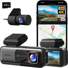 BOTSLAB 4K Dual Dashcam GPS