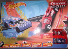 Carrera Go Hot Wheels Rennbahn Set 20062552 Autorennbahn 4,9 m Rennstrecke Turbo
