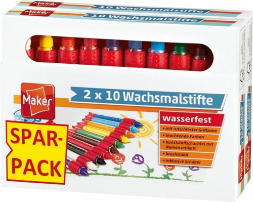 Maker wachsmalstifte 10 - wachsmalstifte,