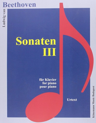 Beethoven sonaten iii urtext - iii:,
