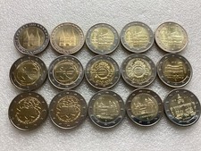 Lot Sammlung 2 Euro Gedenkmünzen Deutschland