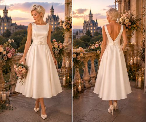 Weißes brautkleid linie - weißes, a-linie