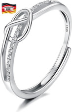 Verstellbare Damenringe Silber