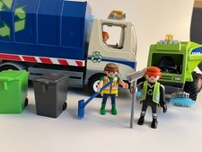 Playmobil Müllauto mit Kehrmaschine