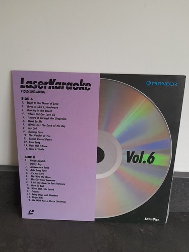 Laser karaoke vol - 6, laserdisc