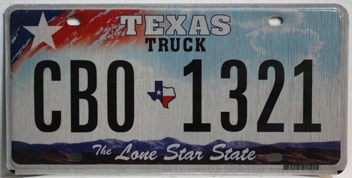 Texas nummernschild usa - nummernschild,