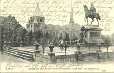 AK Essen Ruhr -Burgplatz