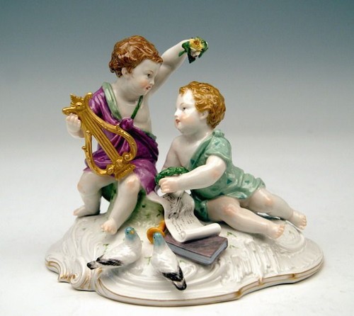 Kpm berlin kinder figur gruppe - kpm,