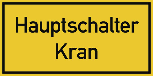 Hauptschalter kran - hauptschalter,
