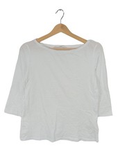 LANIUS Strickshirt Damen Shirt Gr. DE 40 weiß Casual-Look