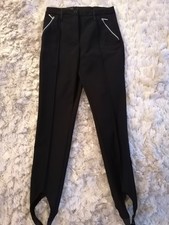 Madeleine Steghose Schwarz Steg Legging Gr. 36 Neu