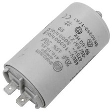 Anlaufkondensator Motorkondensator 20µF 400V 40x70mm Stecker 6,3x0,8mm Ducati 41