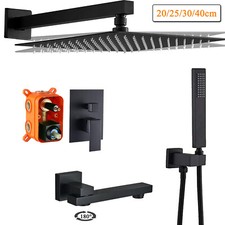 Schwarz Unterputz Duscharmatur