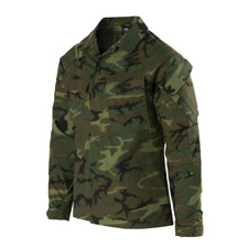 Helikon Tex Raid Jacke Feldhemd Shirt ERDL Woodland Camouflage