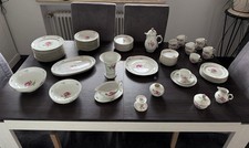 Alt Fürstenberg "rote Rose" für 12 Personen Ess- Kaffeeservice