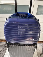 Schönes Salsa Beauty Case von RIMOWA Handgepäck Cabin Koffer blau Top Zustand 