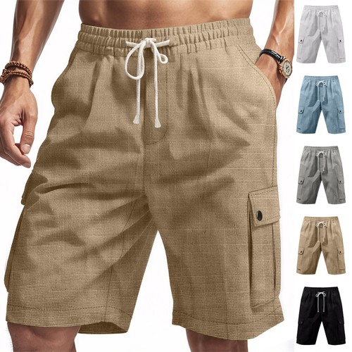 Leinen kurze hosen - kurze, herren