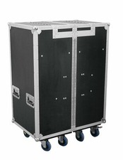 Flightcase 6 Schubladen Roadie Case Messebau Toolcase Werkzeug mit Rollen Transp