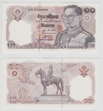 10, 20 und 50 Baht Banknoten