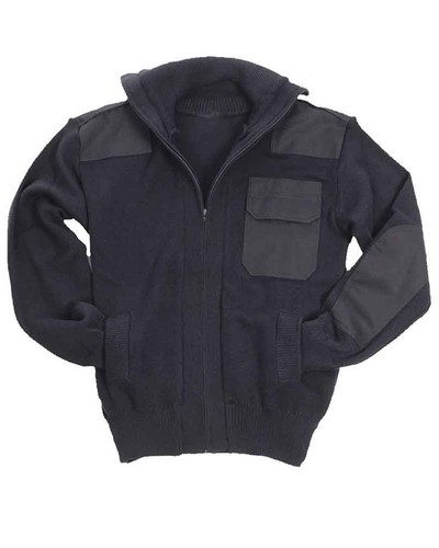 Strickjacke miltec blau - strickjacke, miltec®