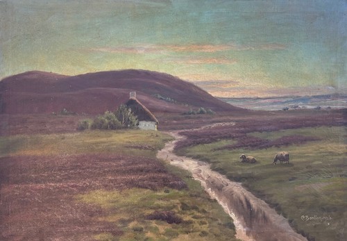 Impressionist abendlandschaft - impressionist,